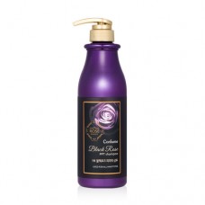Высококонцентрированный интенсивно восстанавливающий шампунь с пептидным комплексом и маслом дамасской розы Welcos Confume Black Rose PPT Shampoo
